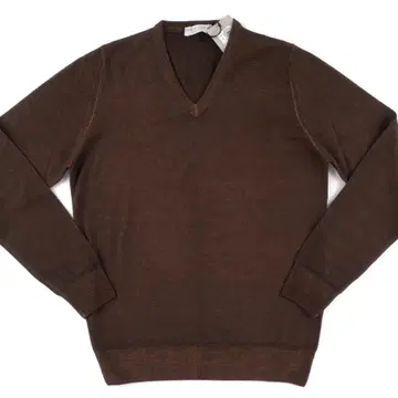 FILIPPO DE LAURENTIIS 46 브라운 니트 스웨터