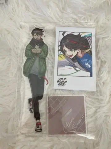 니지산지 사에구사 아키나 아크릴 스탠드 니지 페스티벌 카드