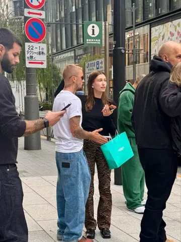 L 사이즈 skylrk 데님 팬츠 저스틴 비버