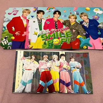 M!LK SMILE POP! 스마포 트레이딩 카드 단체 사진 티켓