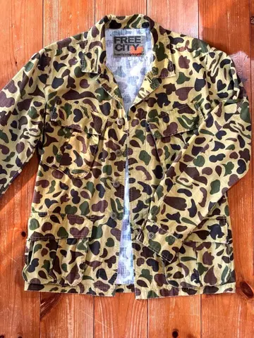 FREE CITY 패티그 밀리터리 자켓 2 카모플라쥬 일본제