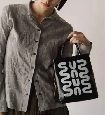 RADIATE 화이트 서클 페인트 미니 토트