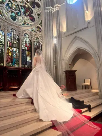 웨딩 베일 라메 믹스