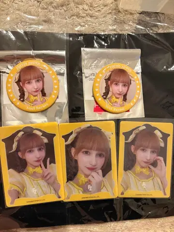 FRUITS ZIPPER 하야세 노엘 의상전 클리어 트레이딩 카드 캔뱃지