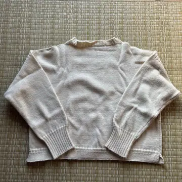 L'Etalonneur 크림색 긴팔 니트 50