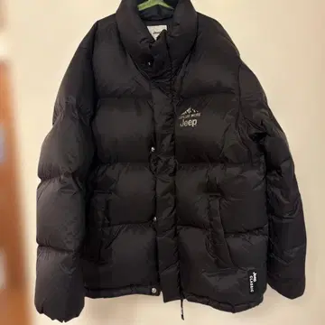 Jeep 블랙 다운 자켓 클래식