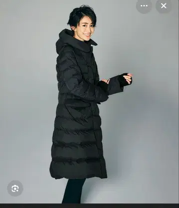 UNIQLO 플러스J 다운 코트 블랙 S