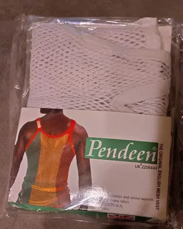 Pendeen 망사 셔츠 M 화이트