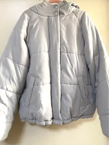 올리브 데 올리브 그레이 다운 자켓