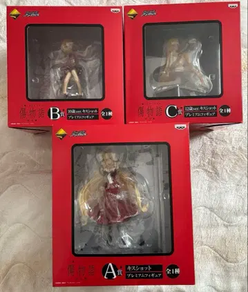 제일복권 프리미엄 상처 이야기 철혈편 키스샷 프리미엄 피규어 세트