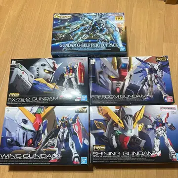 건담 프라모델 rg 샤이닝 건담 외 미조립 5세트