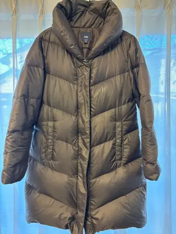 Gap 브라운 다운 코트 M