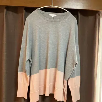 [ 택 포함 ] 2 3 MY STANDARD 그레이 핑크 니트 38