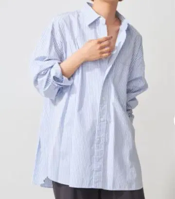 [새상품] 코튼 브로드 와이드 스퀘어 셔츠 Spik and Span