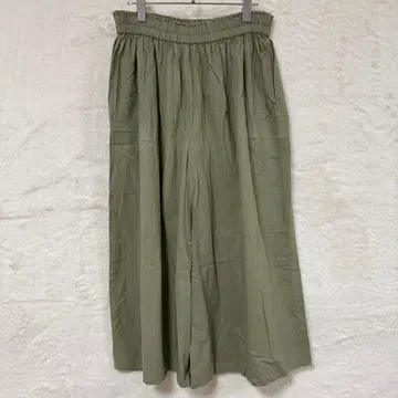 사만다 모스모스 블루 롱 플레어 스커트 전체 밴딩 심플 F [ i563