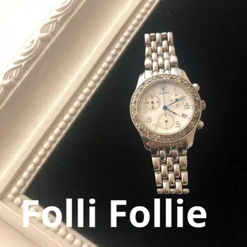 배송비 포함 정품 폴리 폴리 손목시계 여성용 파랑 바늘