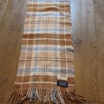 Papas 체크 무늬 머플러 브라운 계열