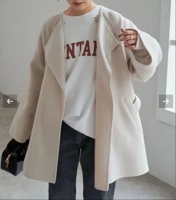 [새상품급] SpickandSpan 110s 리버 판초풍 코트