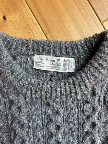 Athena Designs 그레이 스웨터