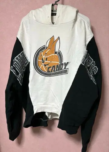 캔디 스트리퍼 유나이트 캔디 화이트 후드티