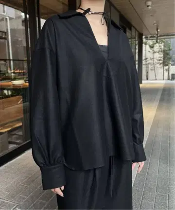 IENA LA BOUCLE 울 저리 스키퍼 셔츠