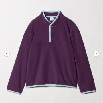 새상품 6(ROKU) 플리스 풀오버 퍼플