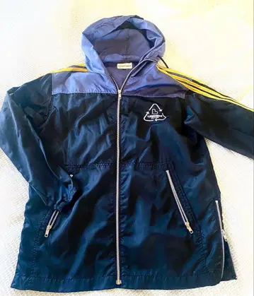 LEMONed 후드 부착 자켓 블랙/그레이/옐로우 컬러