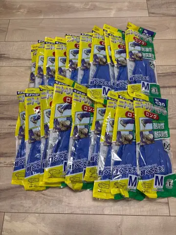 니트릴 모델 롱 장갑 M 사이즈