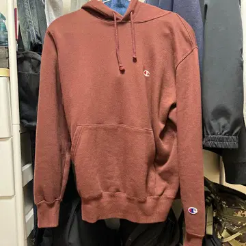 챔피언 후드티 브라운