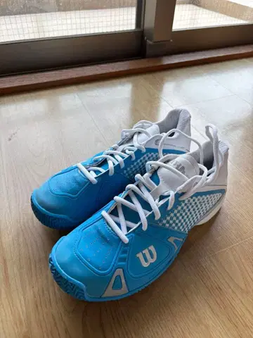 새상품, 미사용 Wilson 테니스화 파랑/화이트 26cm