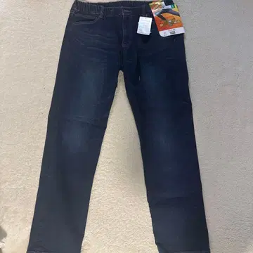 남성용 속기모 스트레치 데님 팬츠 L