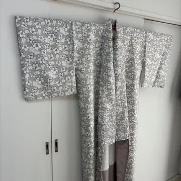 코몬 이중 기모노 워셔블 기모노 L 사이즈