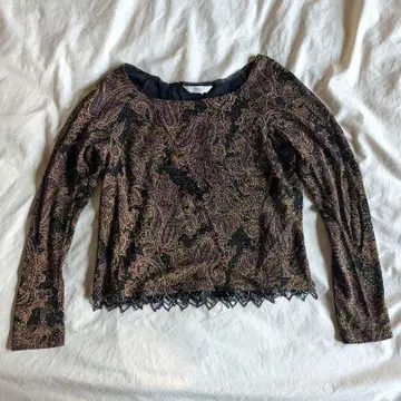 [ CONRAC C ] 페이즐리 80년대 빈티지 패턴 상의