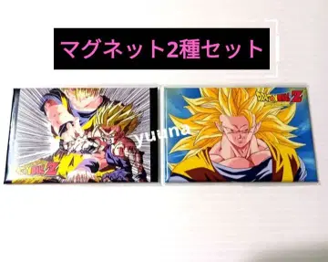 드래곤볼 손오공 손오반 초사이어인3 부자 에네르기파 마그넷 자석