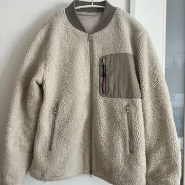 SHOP TK 플리스 자켓 크림색