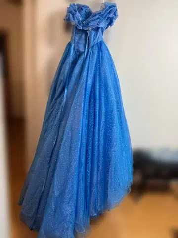 COCOMELODY LD3454 신데렐라 블루 컬러 드레스 7호