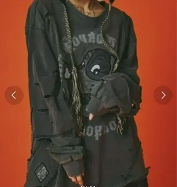 갈피 긴팔 그레이