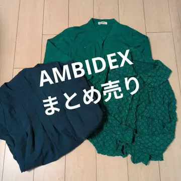 AMBIDEX와 bulle de savon의 긴팔 드레스