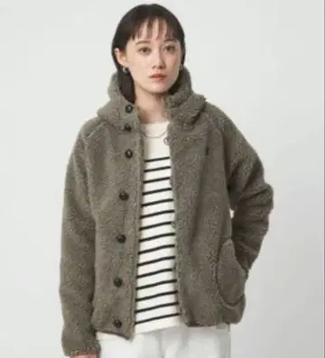 Gymphlex (짐플렉스) 싸개 단추 보아 후드 자켓 12