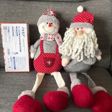 크리스마스 오너먼트 스노우맨 산타클로스 봉제 인형