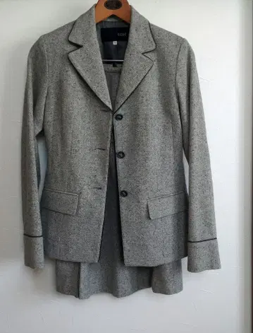 OZOC 그레이 스커트 셋업