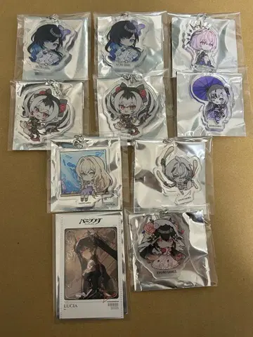 퍼니싱 퍼니싱: 그레이 레이븐 ORBcafe 카페 아크릴 키링 폴라로이드