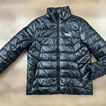 미사용 새상품 푸마 다운 자켓 블랙 L 사이즈 충전솜