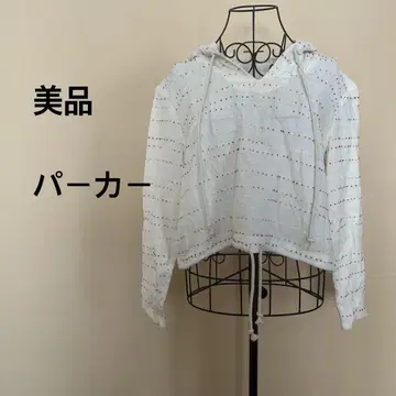 [ 새상품급 ] 여성용/긴팔/후드티/아이보리/귀여운 장식/