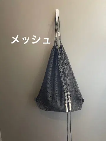 냅색 메쉬 Y2K 테크 계열 오샤레 블랙 원숄더