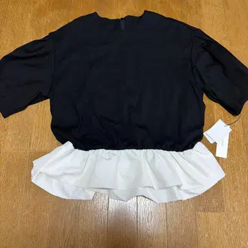 새상품 야마다야 FENNEL 프릴 달린 칠부 소매 상의