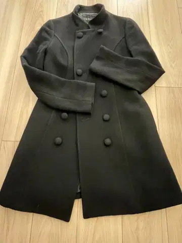 인디비 코트 블랙 여성용 아우터 심플 무지 36호