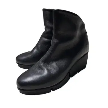 새상품급 트리픈 SWIFT 스위프트 천연 가죽 부츠 백 지퍼 37