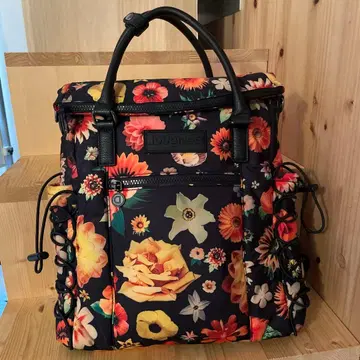 [새상품급] 꽃무늬 2way 나일론 백팩