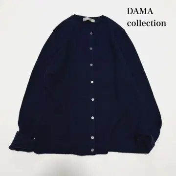 더마 컬렉션 캐시미어 100% 니트 가디건 LL 다크 네이비